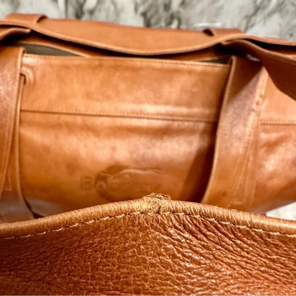 Brown Leather Men's Duffel Bag Vintage Weekender Bag Roomy Classic Durable